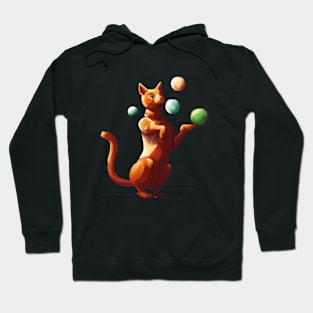 Feline Acrobat: T-Shirt for Cat Lovers Hoodie